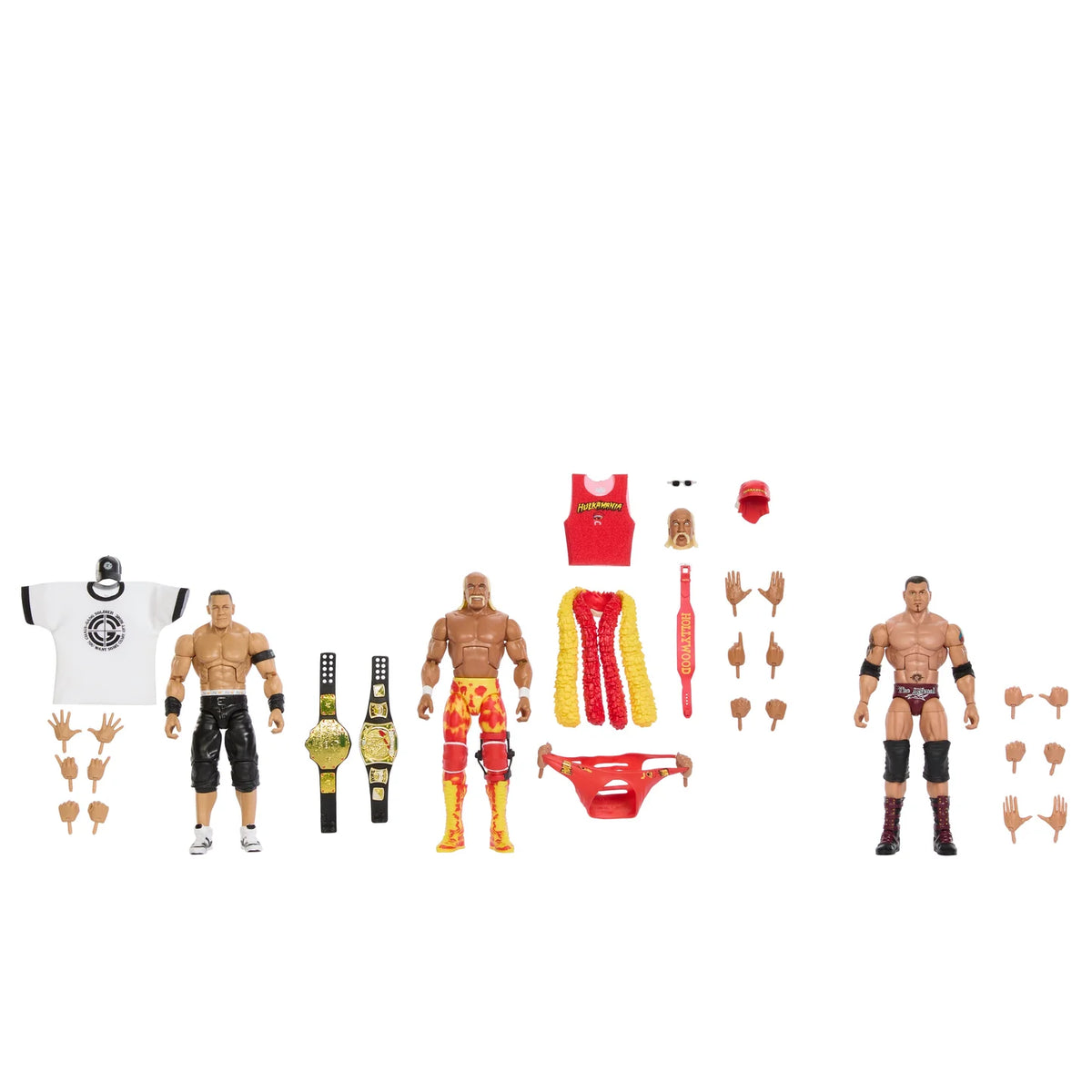 WWE Elite Raw 3-Pack: John Cena, Hulk Hogan & Batista (Limited Edition)