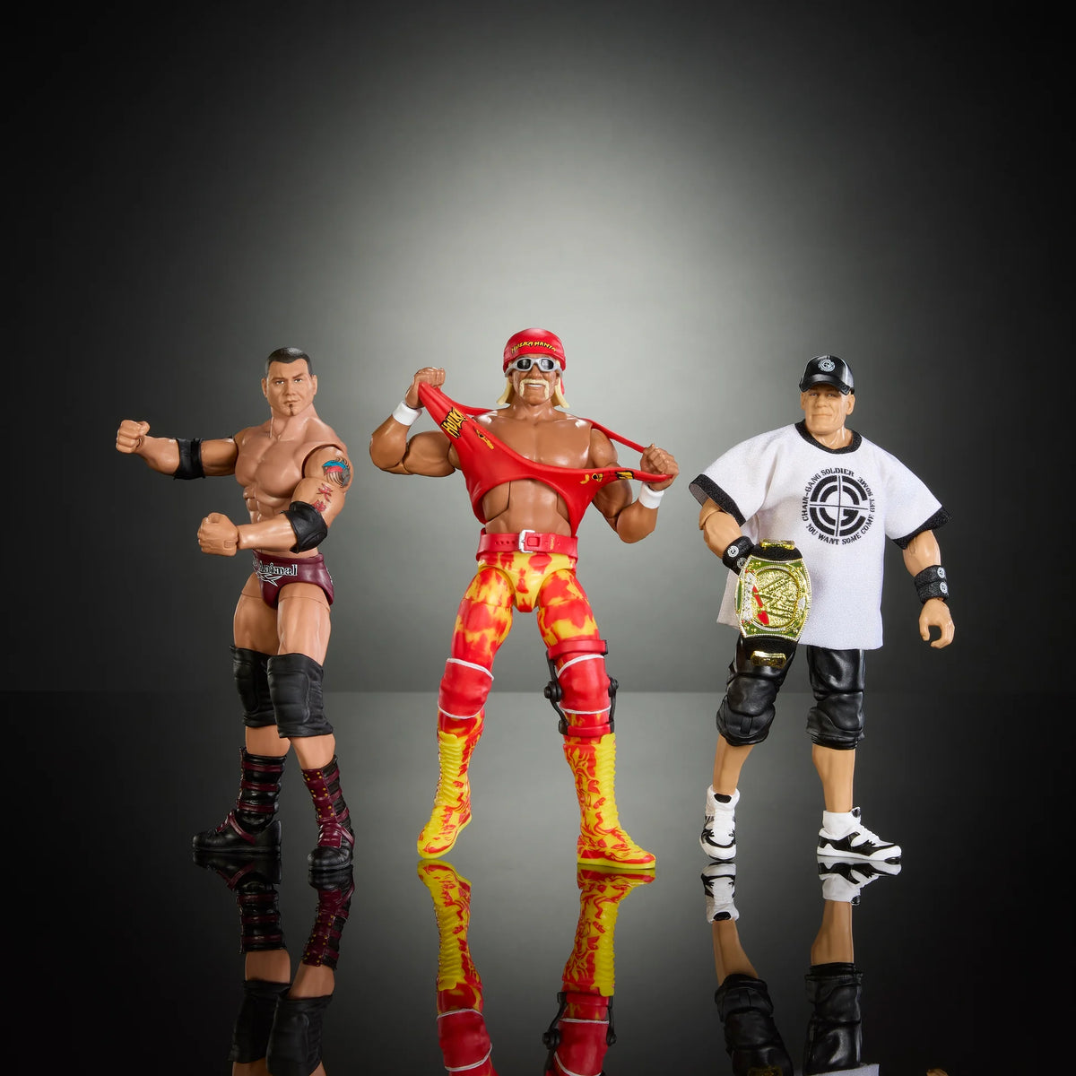 WWE Elite Raw 3-Pack: John Cena, Hulk Hogan & Batista (Limited Edition)