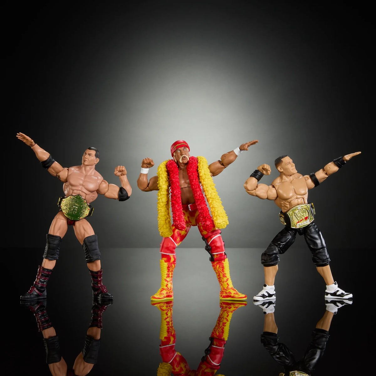 WWE Elite Raw 3-Pack: John Cena, Hulk Hogan & Batista (Limited Edition)