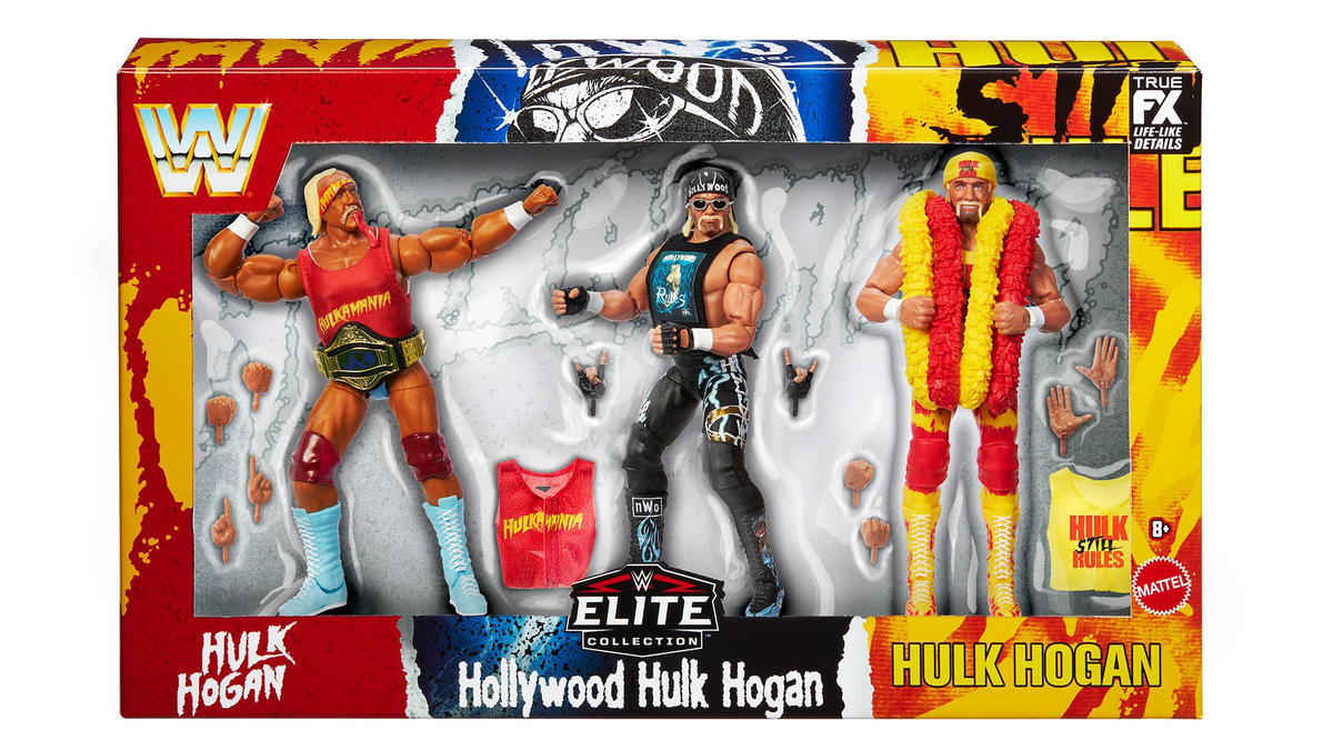 WWE Elite Raw 3er-Pack: Hulkamania 40th Anniversary - Hulk Hogan (US-Version)