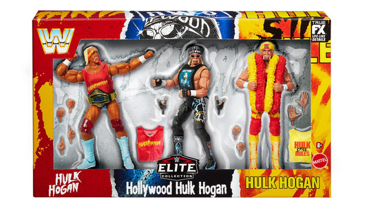 WWE Elite Raw 3-Pack: Hulkamania 40th Anniversary - Hulk Hogan (US Version)