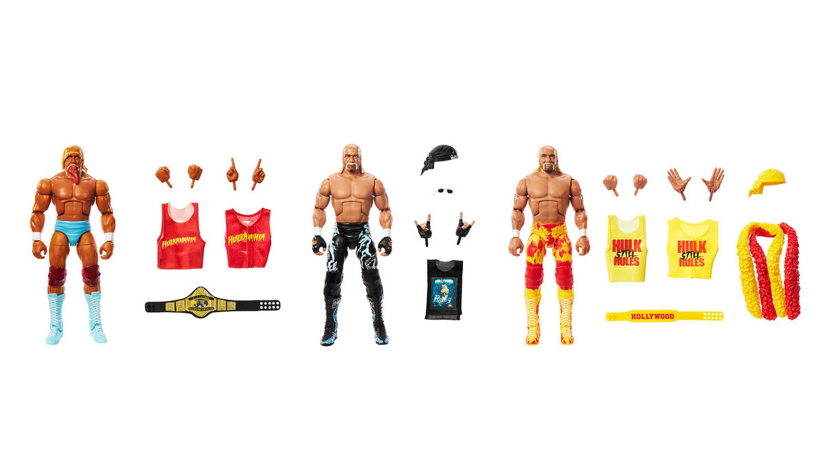 WWE Elite Raw 3er-Pack: Hulkamania 40th Anniversary - Hulk Hogan (US-Version)