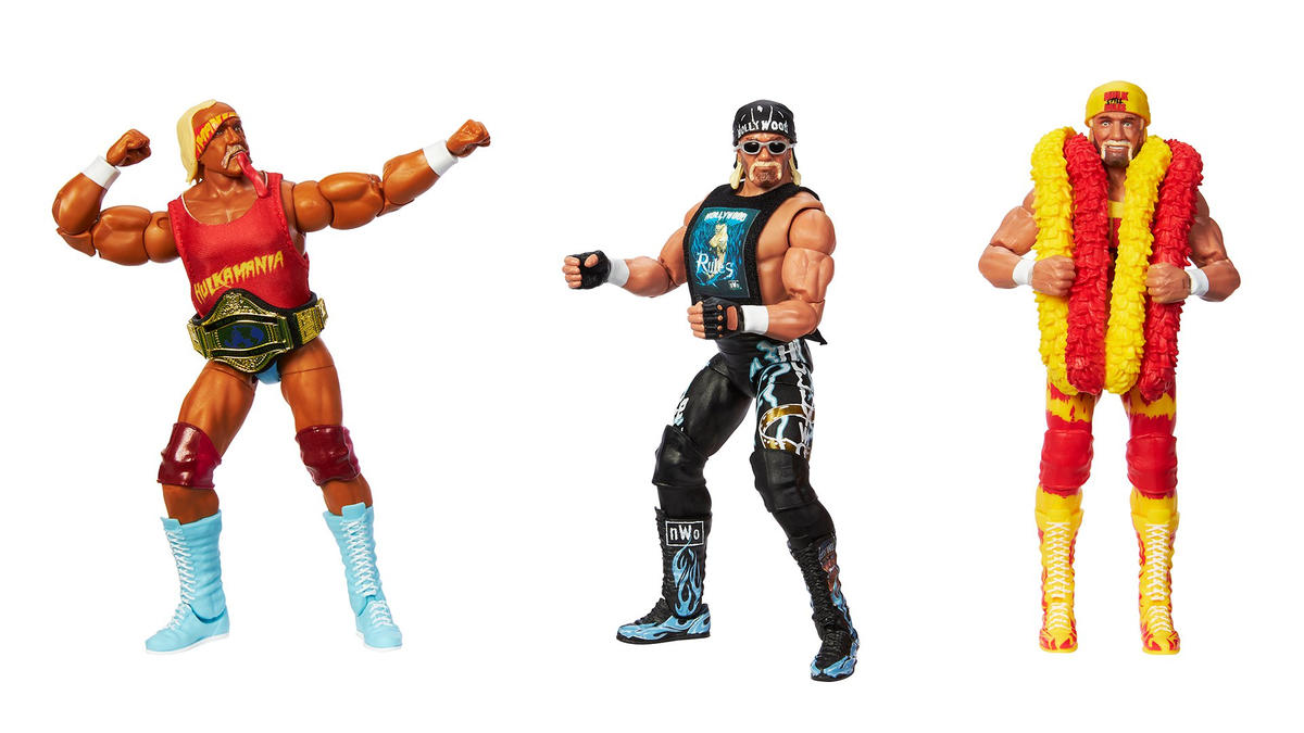WWE Elite Raw 3er-Pack: Hulkamania 40th Anniversary - Hulk Hogan (US-Version)