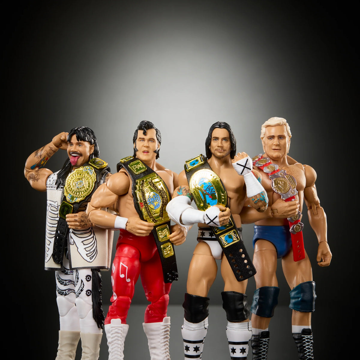 WWE Elite Hall of Champions Intercontinental 4-Pack (Target Exclusive): Pat Patterson + Honky Tonk Man + CM Punk + Dirty Dominik Mysterio