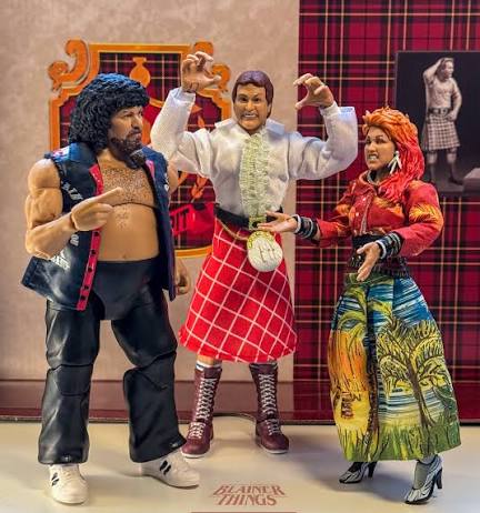 WWE Elite Rock 'n' Wrestling Connection 3-Pack: Cyndi Lauper + Captain Lou Albano + Rowdy Roddy Piper (Online Exclusive)