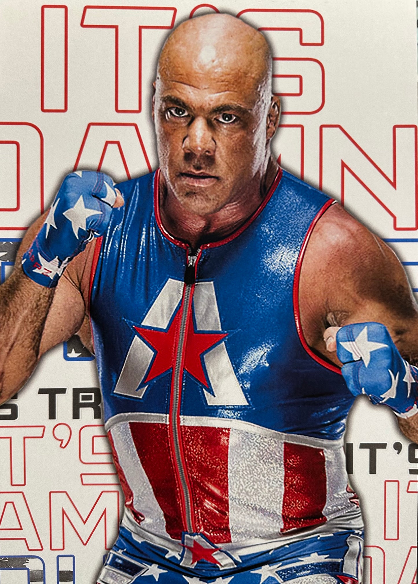 Miniposter (Promo picture) Kurt Angle USA (30X21cm)