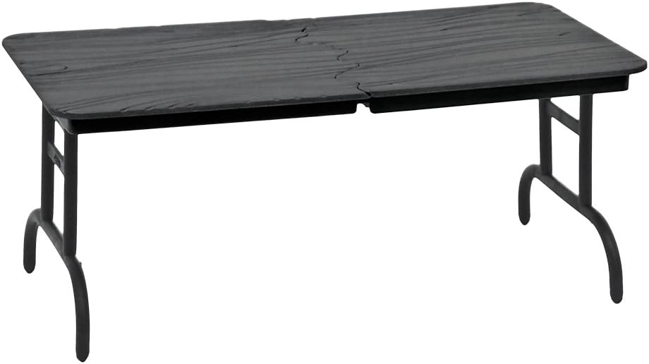 Tavolo scomponibile nero per Action Figure (16x8 cm)