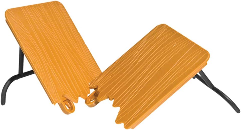 Zerlegbarer brauner Tisch für Actionfiguren (16x8 cm)
