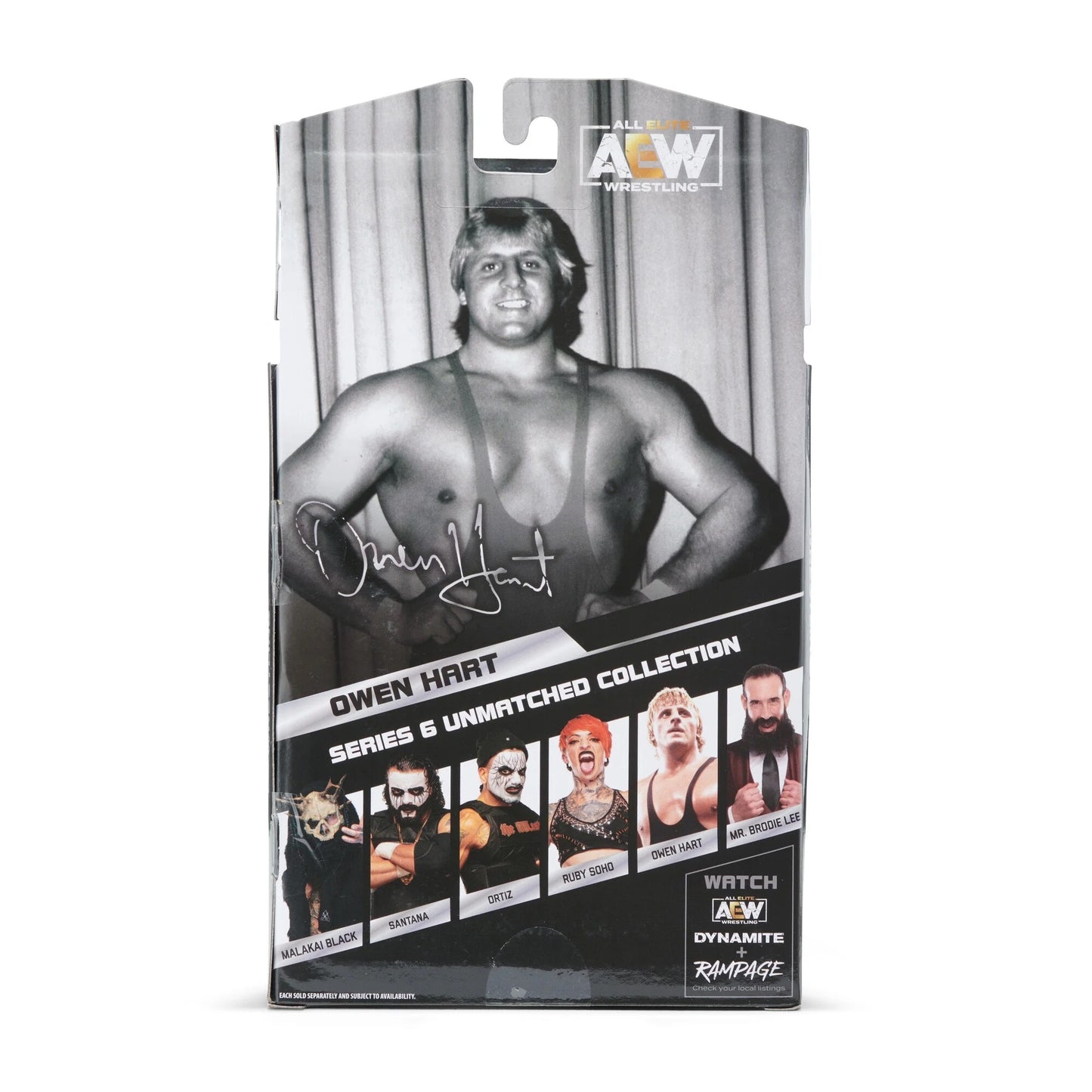 AEW Unmatched Series #6 Chase Limited Edition *1 von 5000* Owen Hart