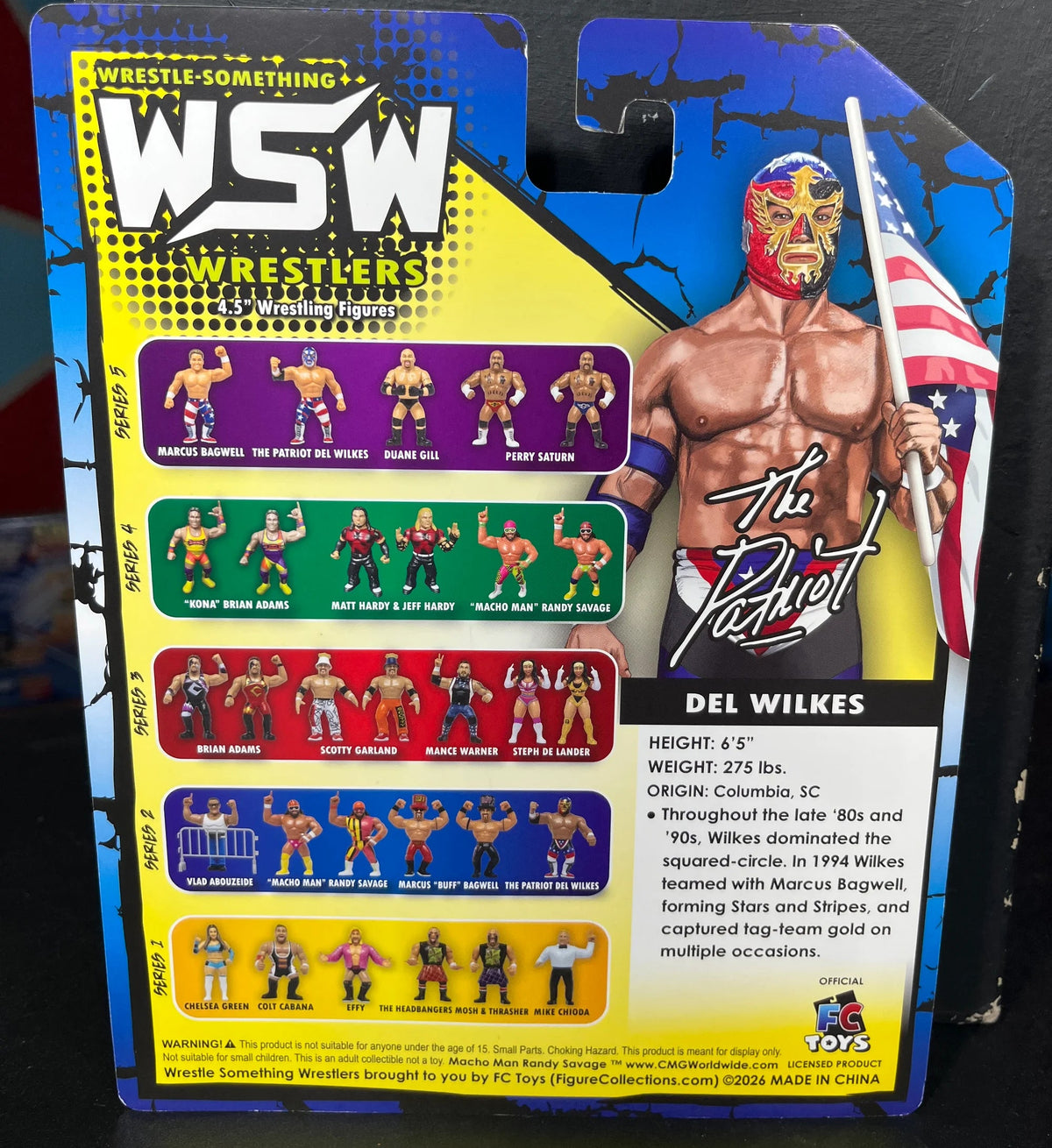 WSW Retro Style Confirmed Hits - The Patriot Del Wilkes *PREORDER NOVEMBRE/DICEMBRE*