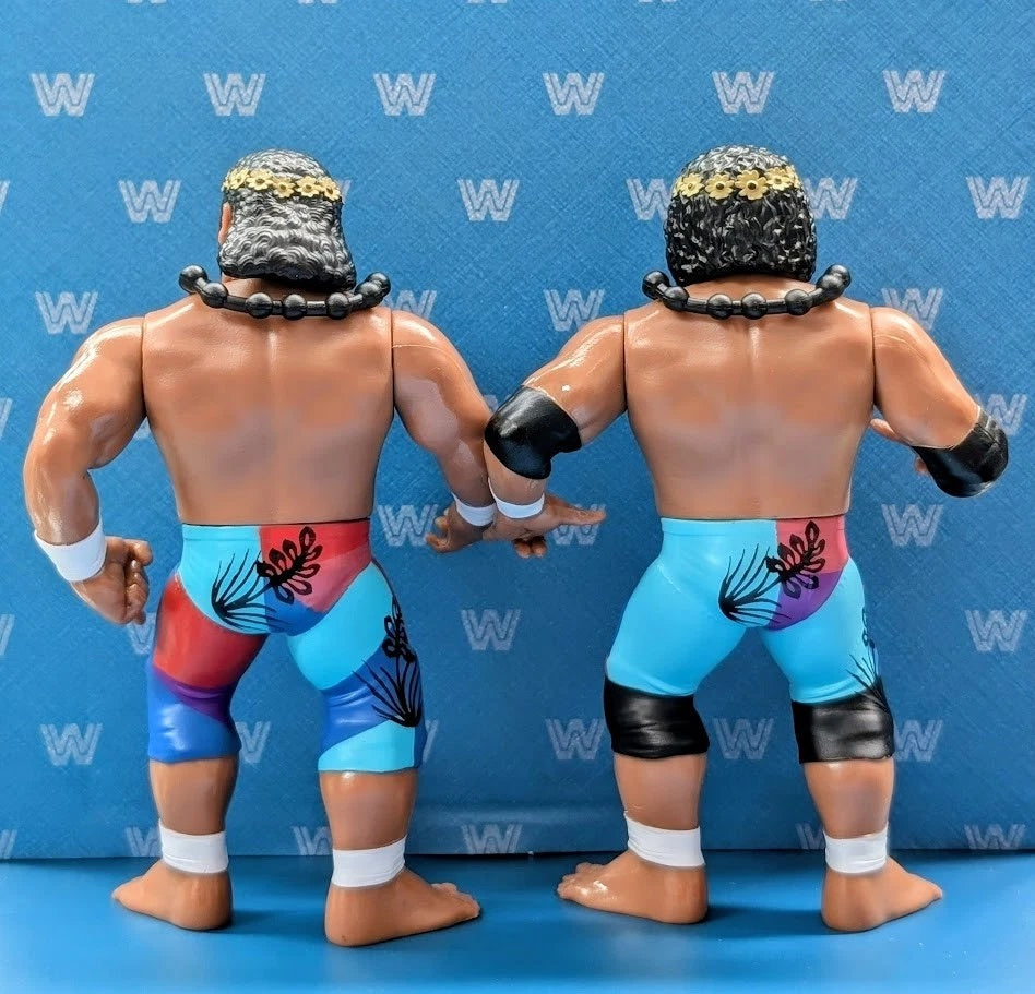 Retro Epic Toys Wrestling Megastars – The Islanders – Haku & Tama
