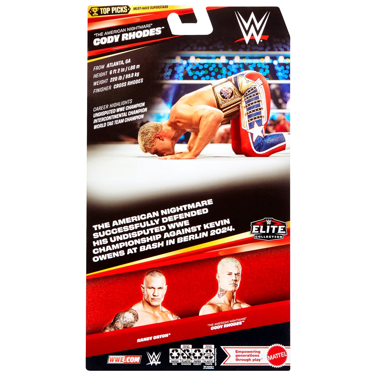 WWE Elite Top Picks 2026 Wave 1 - Cody Rhodes