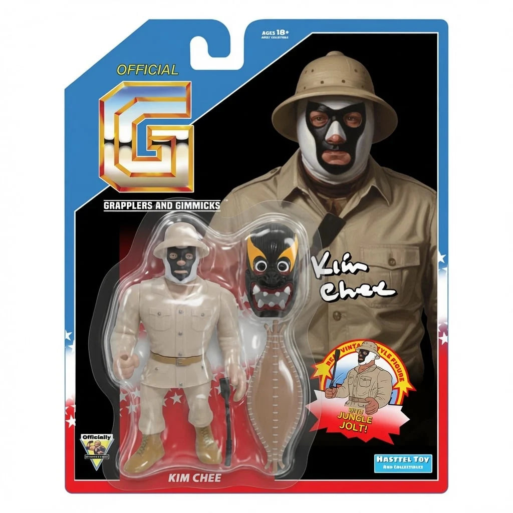 Retro Hasttel Grapplers & Gimmicks - Kim Chee