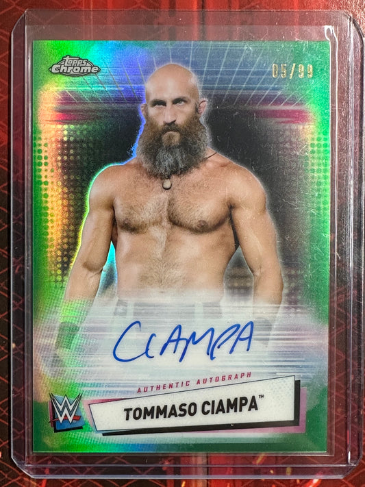 WWE Topps Chrome 2021 - Authentic Autographs - Tommaso Ciampa (Numerata 05/99)