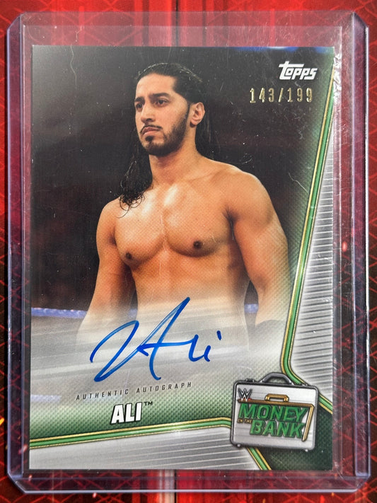 WWE Topps 2019 - Authentic Autographs - Ali (Numerata 143/199)