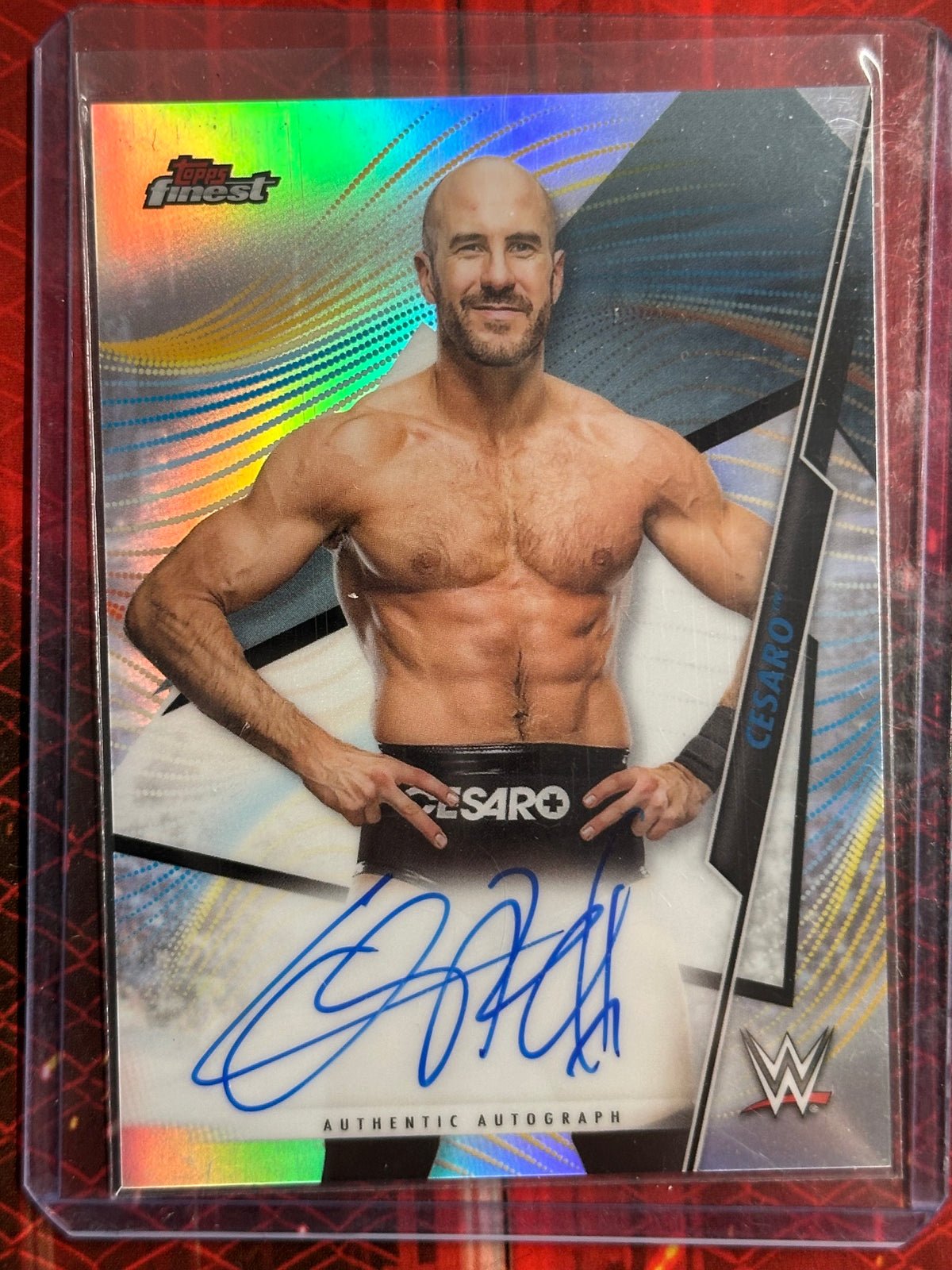 WWE Topps Finest 2020 - Finest Authentic Autographs - Cesaro