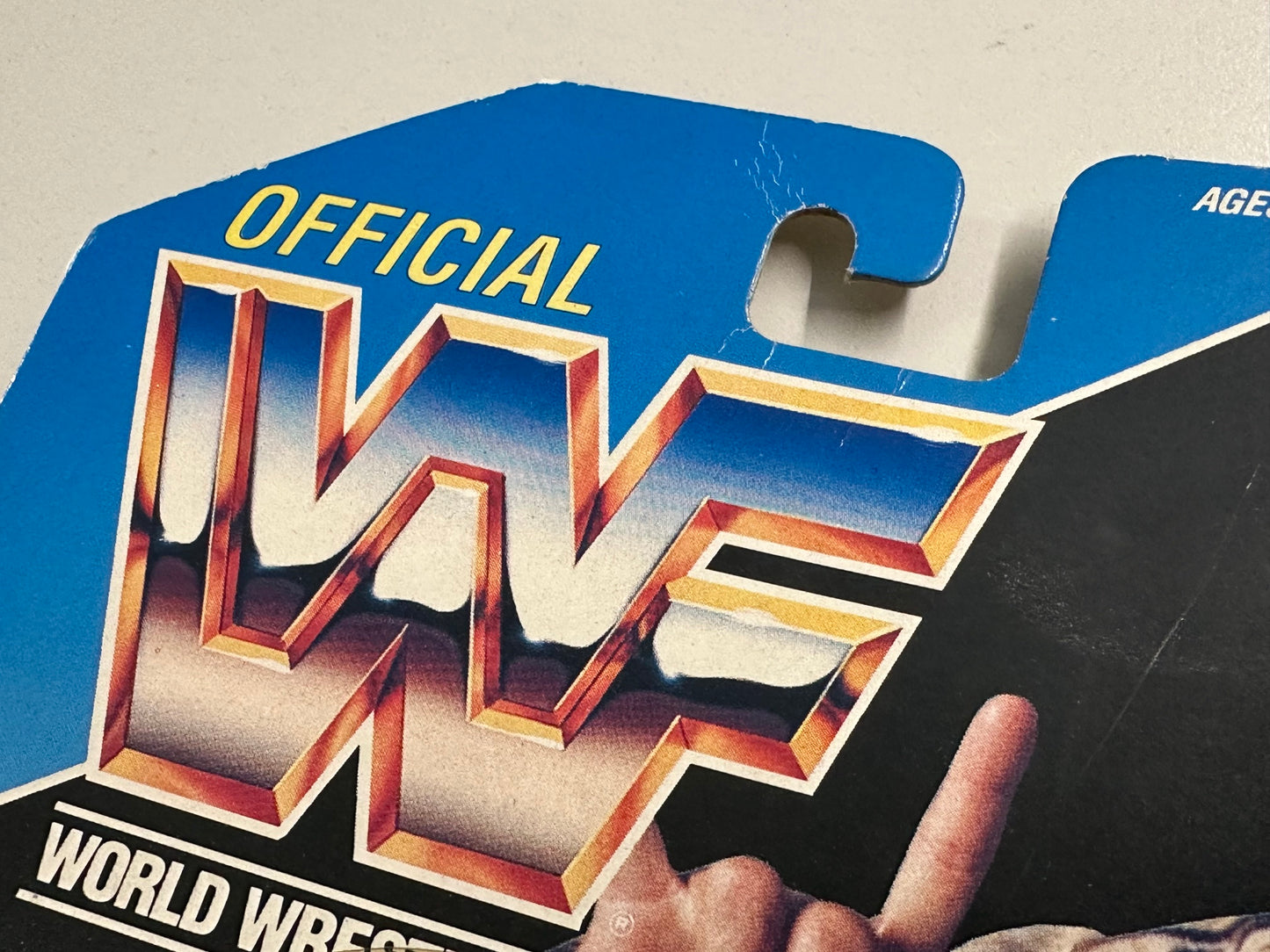 WWF Hasbro MOC - Superfly Jimmy Snuka - English Card (Italian Import)