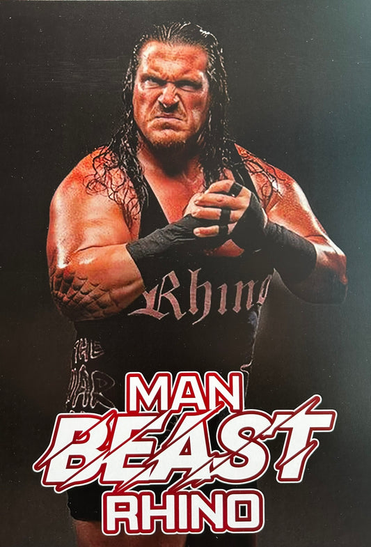 Miniposter (Promo picture) Rhino Rhyno Man Beast (30X21cm)