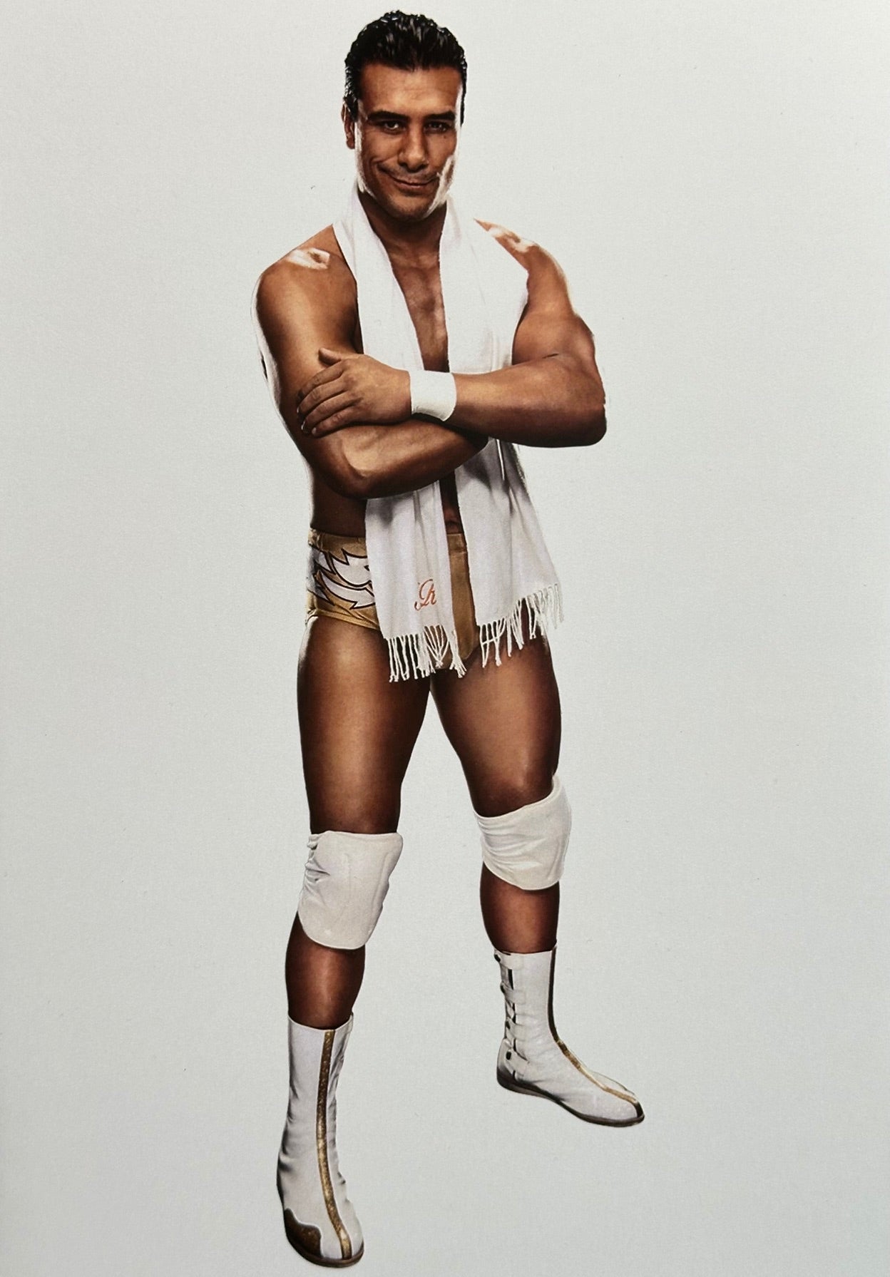 Miniposter (Promo picture) Alberto Del Rio White Robe (30X21cm)