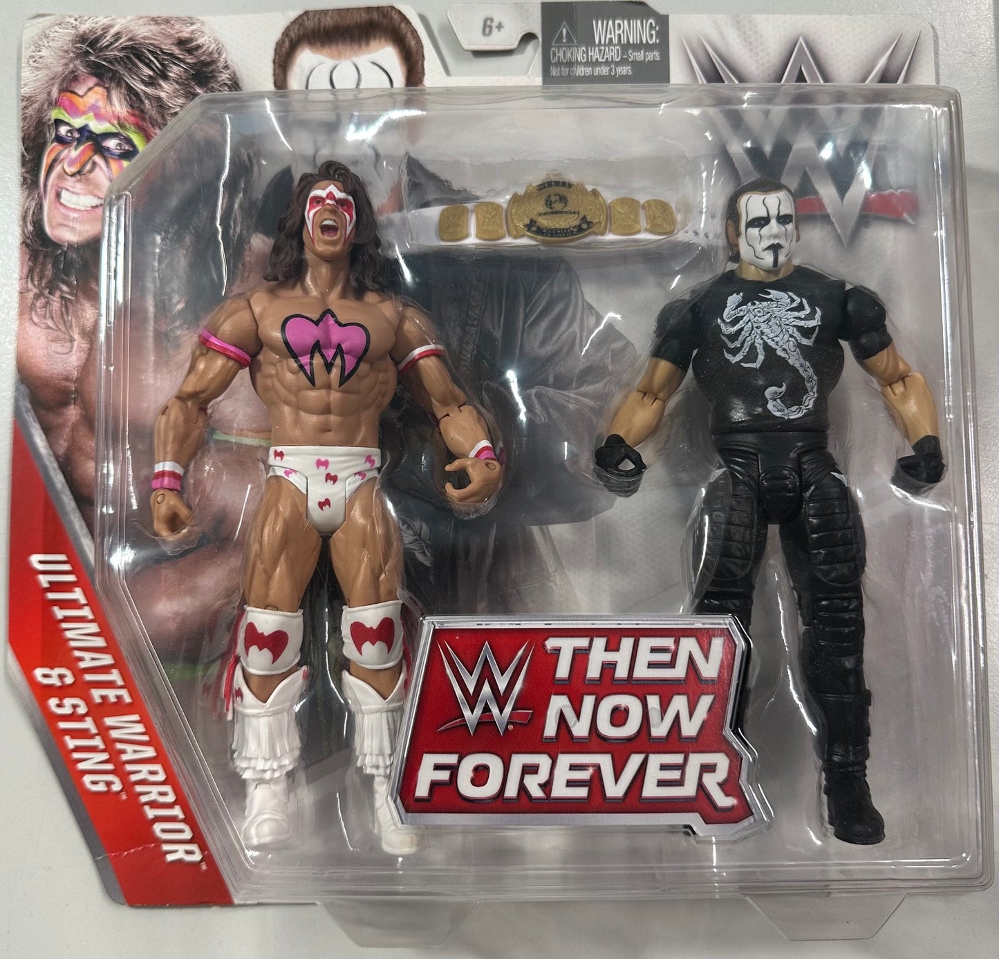 WWE Then Now Forever 2-Pack - Ultimate Warrior & Sting (Vedi le foto)