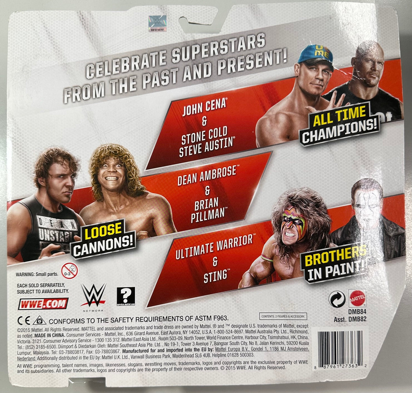 WWE Then Now Forever 2-Pack - Ultimate Warrior & Sting (Vedi le foto)