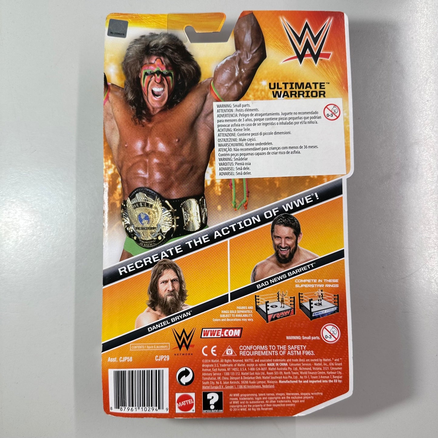 WWE Main Event Champions Limited Edition - Ultimate Warrior (See photos)