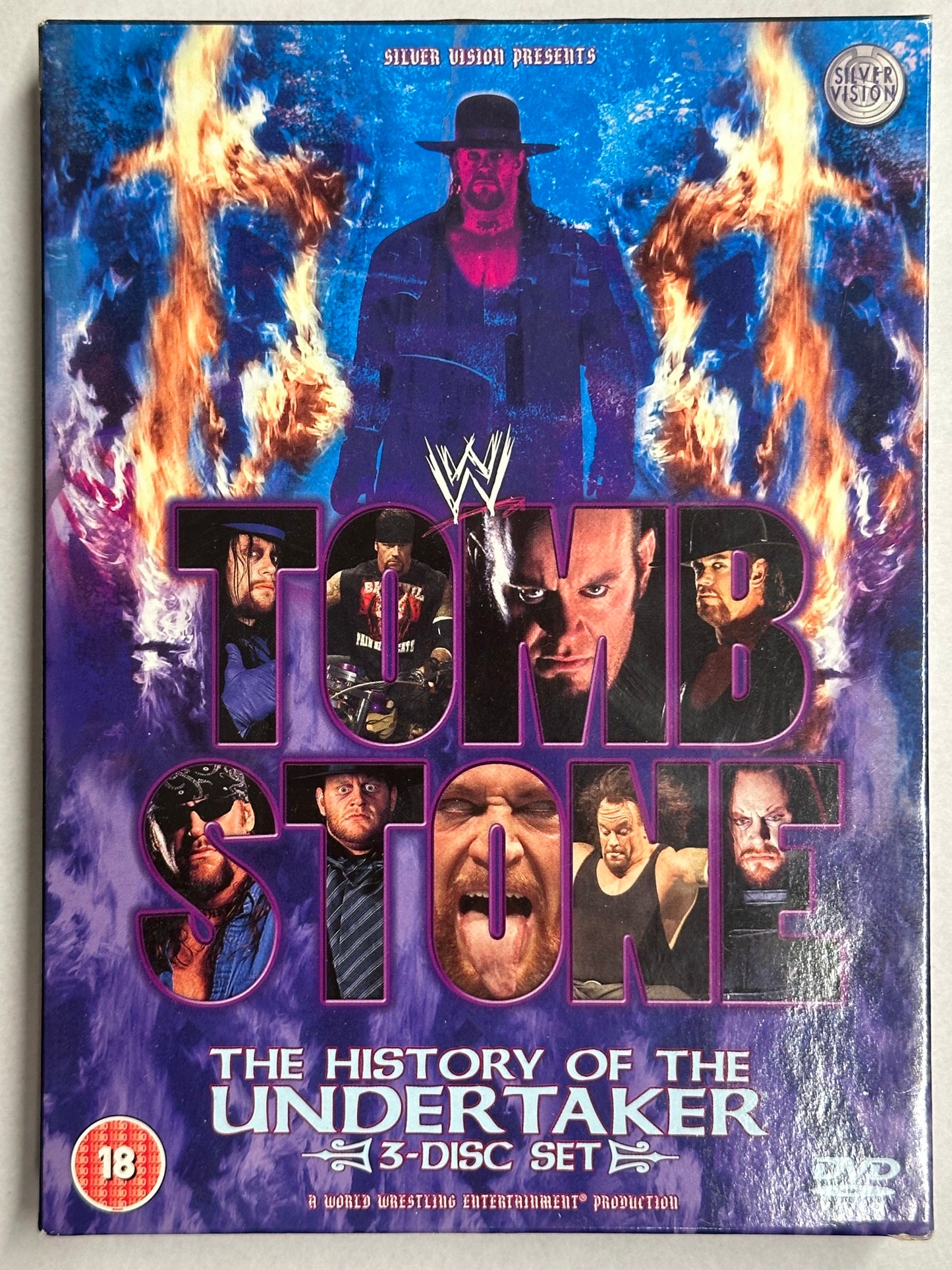 DVD Tombstone: the History of the Undertaker (3 DVD) Digipack (Usato in buone condizioni)