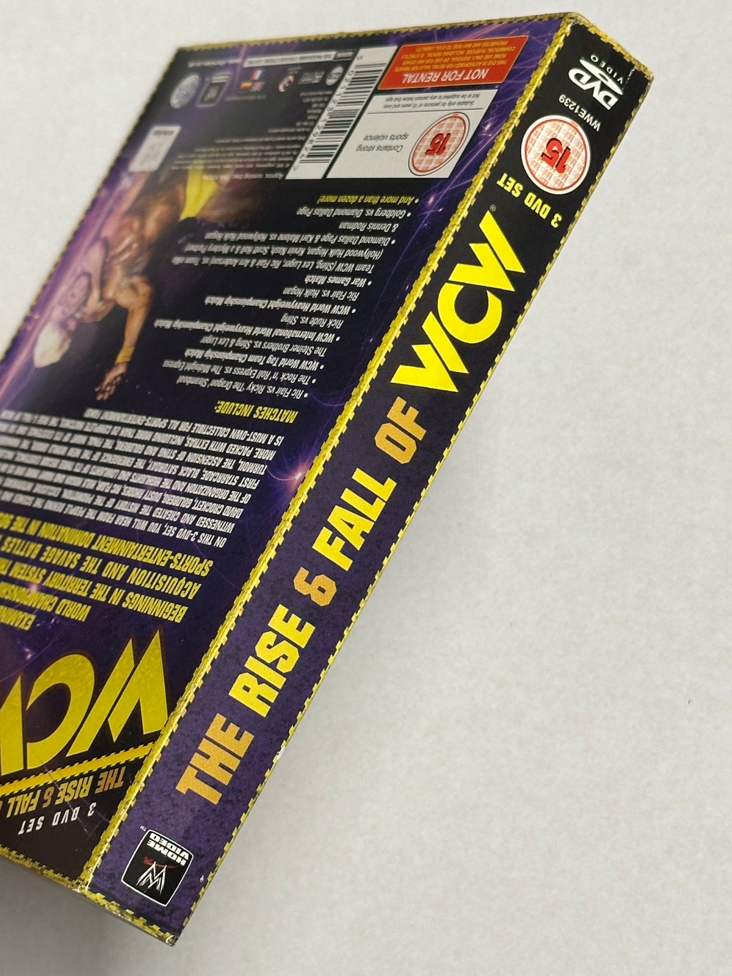 DVD The Rise and Fall of WCW (3 Dischi Digipack) (Usato in buone condizioni)