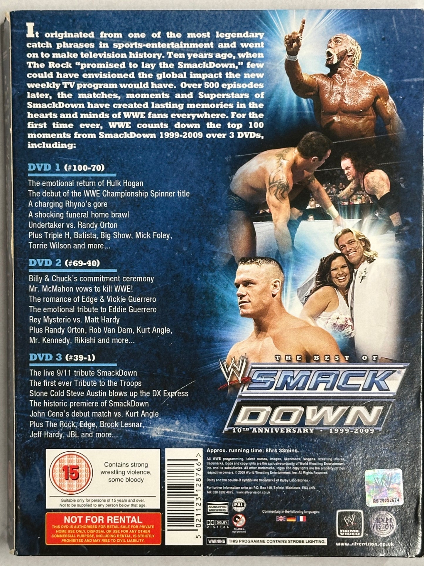 DVD - Smackdown 10th Anniversary (3 Dischi Digipack) (Usato in buona condizioni)