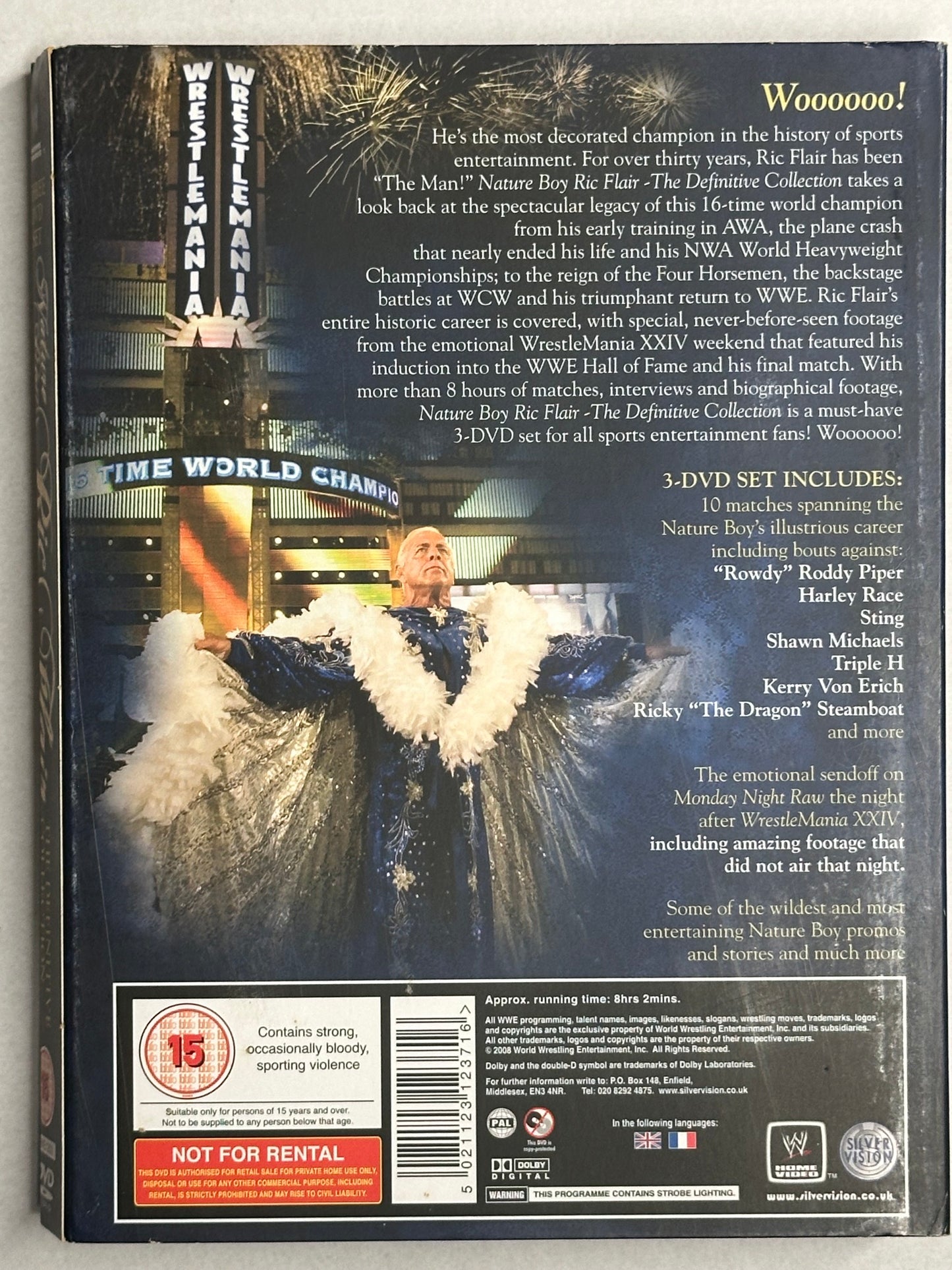DVD - Ric Flair: the definitive collection (3 Dischi Digipack) (Usato in buone condizioni)