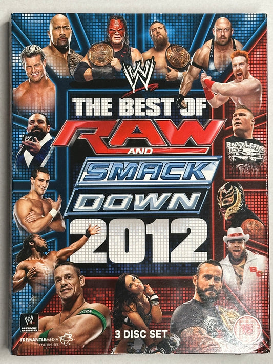 DVD - WWE Best of Raw & Smackdown 2012 (3 Dischi Digipack) (Usato in Buone Condizioni)