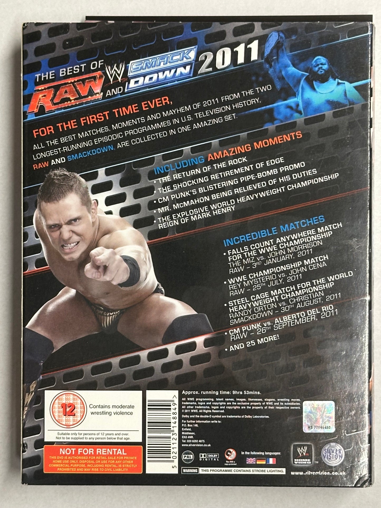 The Best of WWE Raw & Smackdown 2011 (4 Dischi Digipack) (Usato in buone condizioni)