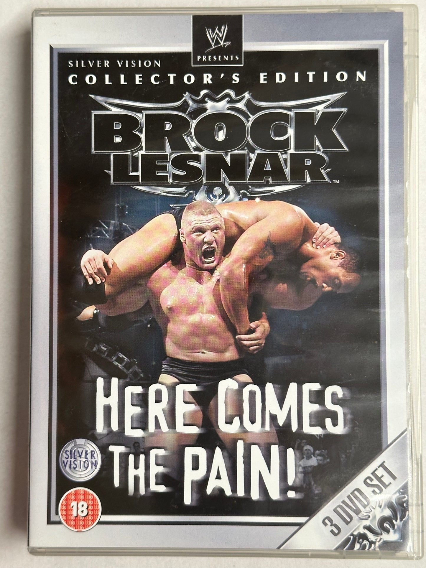 DVD Brock Lesnar - Here Comes the Pain 3 DVD Set (Usato in buone condizioni)