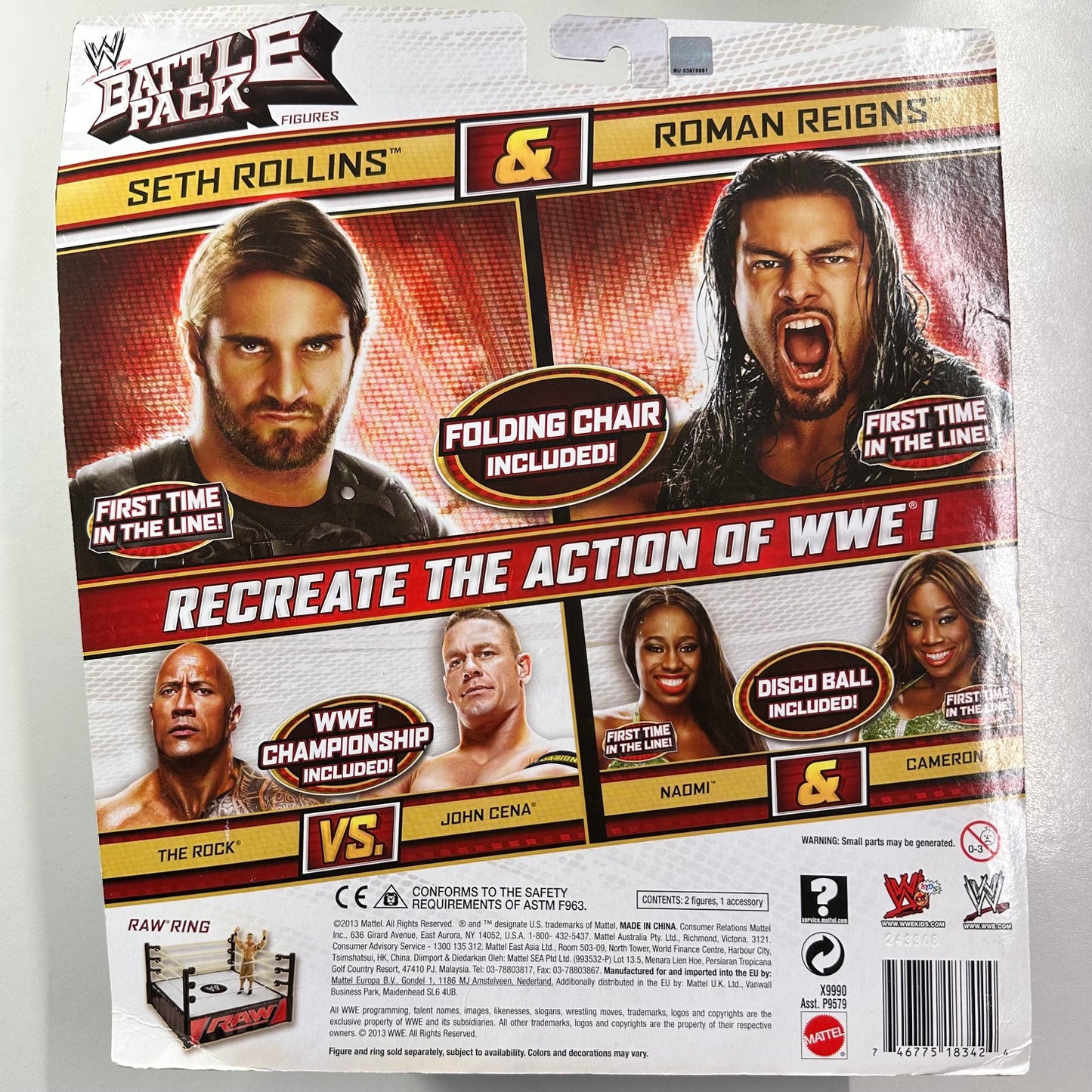 WWE Battle Pack Series #24 - Seth Rollins & Roman Reigns - The Shield (Vedi le foto)