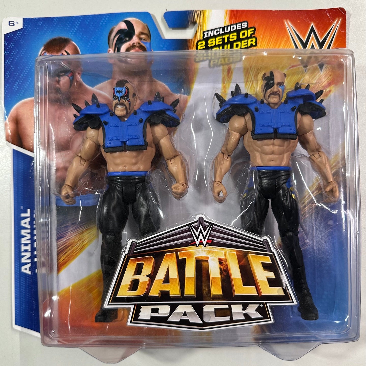 WWE Battle Pack Series #34 - Hawk & Animal - Legion of Doom - Road Warriors (Vedi le foto)