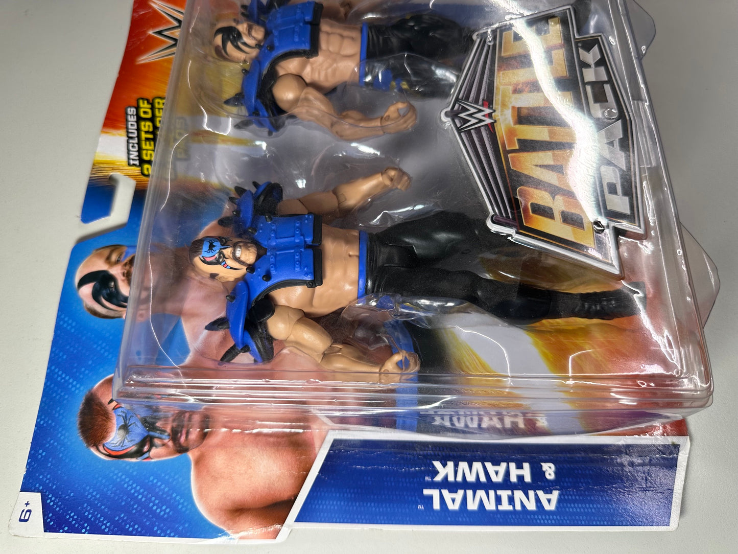 WWE Battle Pack Series #34 - Hawk & Animal - Legion of Doom - Road Warriors (Vedi le foto)