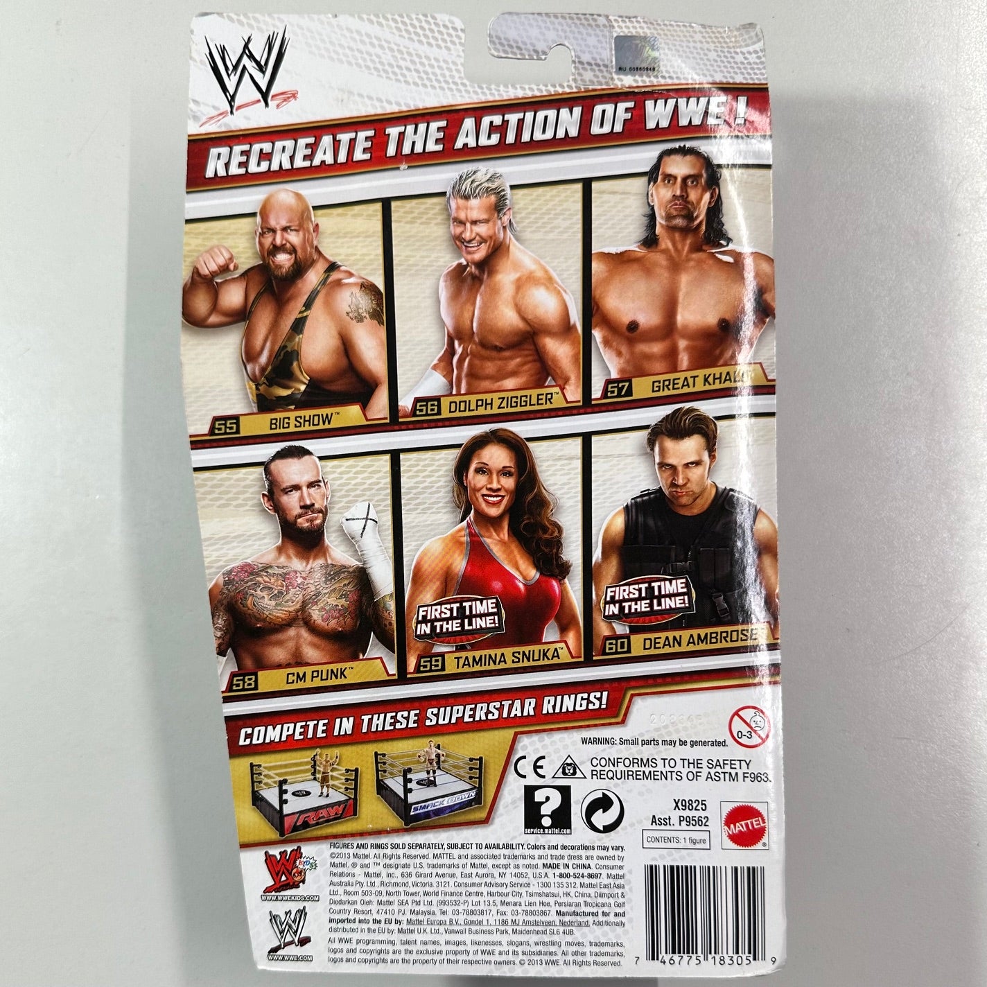 WWE Main Event Basic 2013 Superstar #60 - Dean Ambrose - Shield (Vedi le foto)