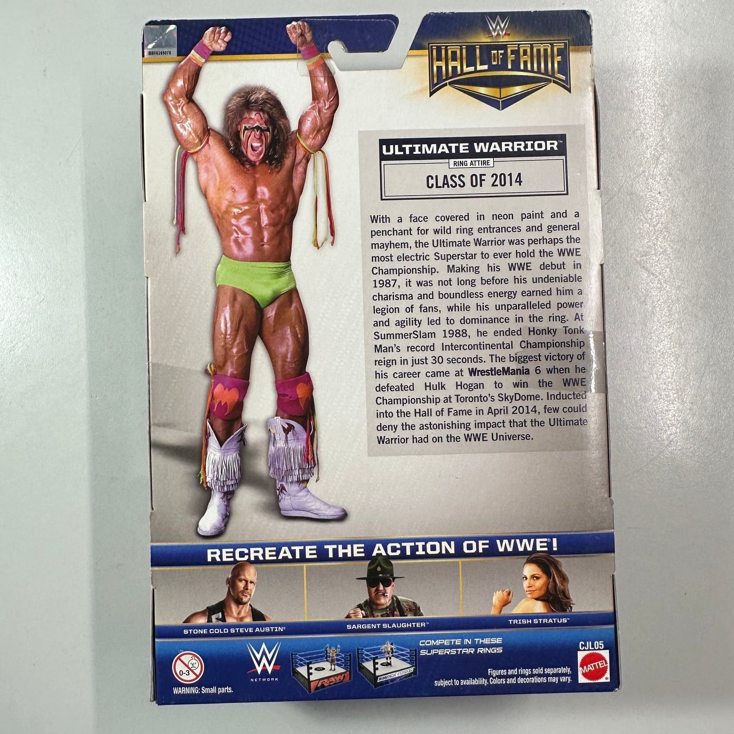 WWE Elite Hall of Fame Limited Edition - The Ultimate Warrior (Vedi le foto)