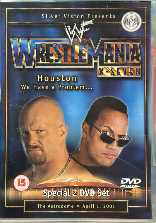 DVD WWE WrestleMania 17 X-7 (2 Discs) Silver Vision First Release Fat-Case (Gebraucht in sehr gutem Zustand)