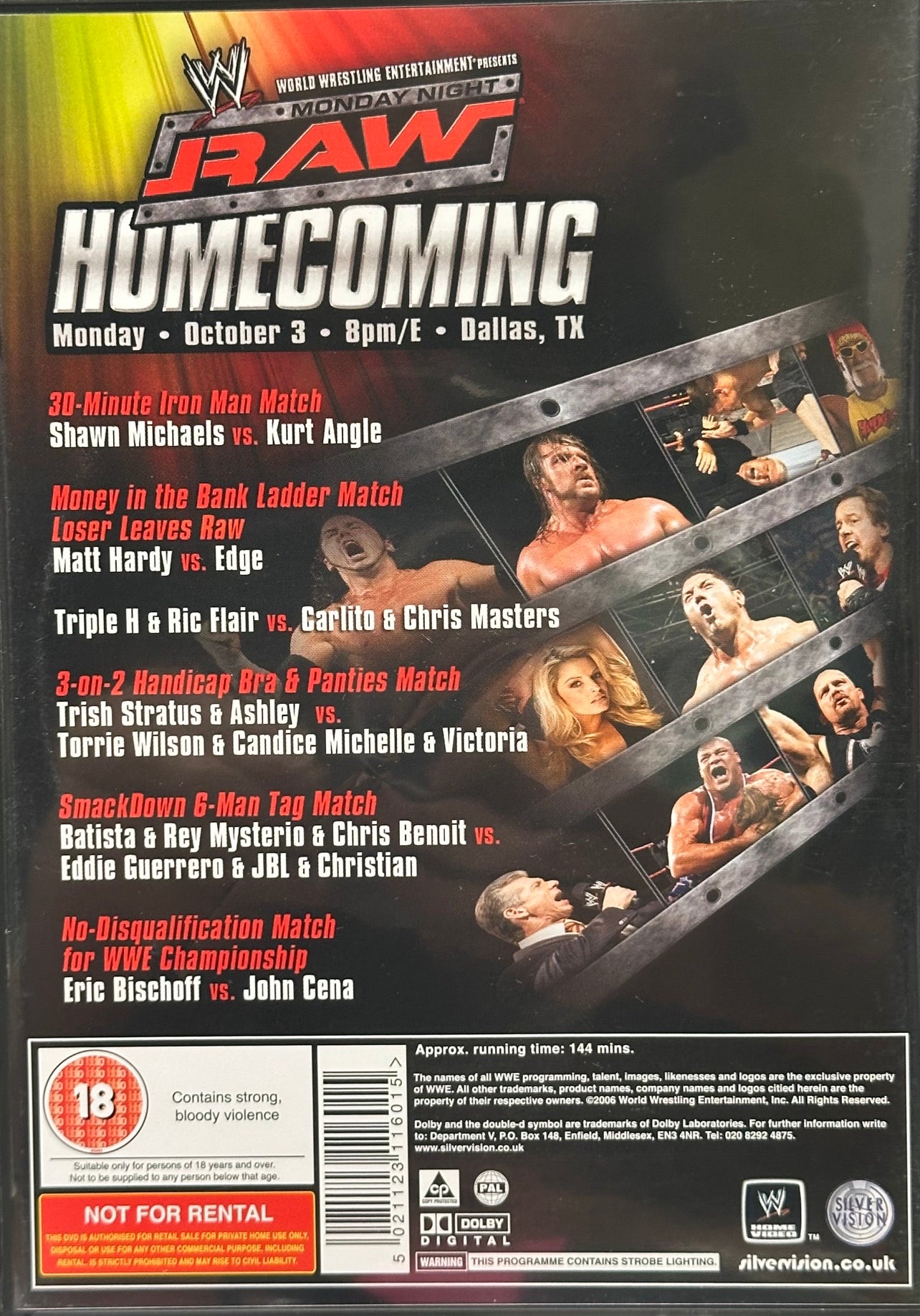 DVD WWE Monday Night Raw Homecoming 2005 (Usato in ottime condizioni)