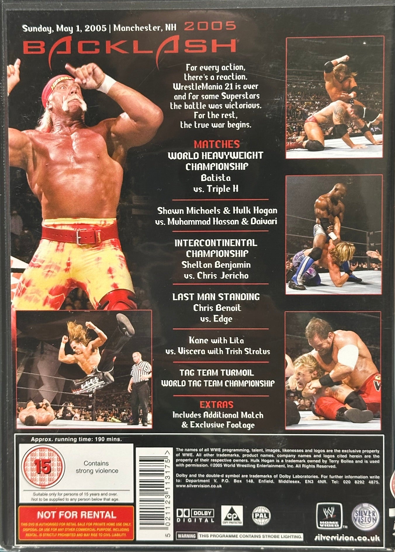 DVD Backlash 2005 (Usato in ottime condizioni)