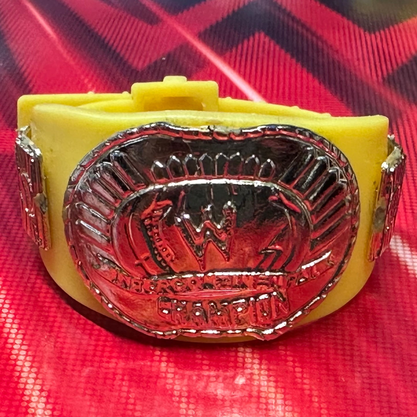 AF - WWE Intercontinental Yellow (Lunghezza: 14cm) Jakks
