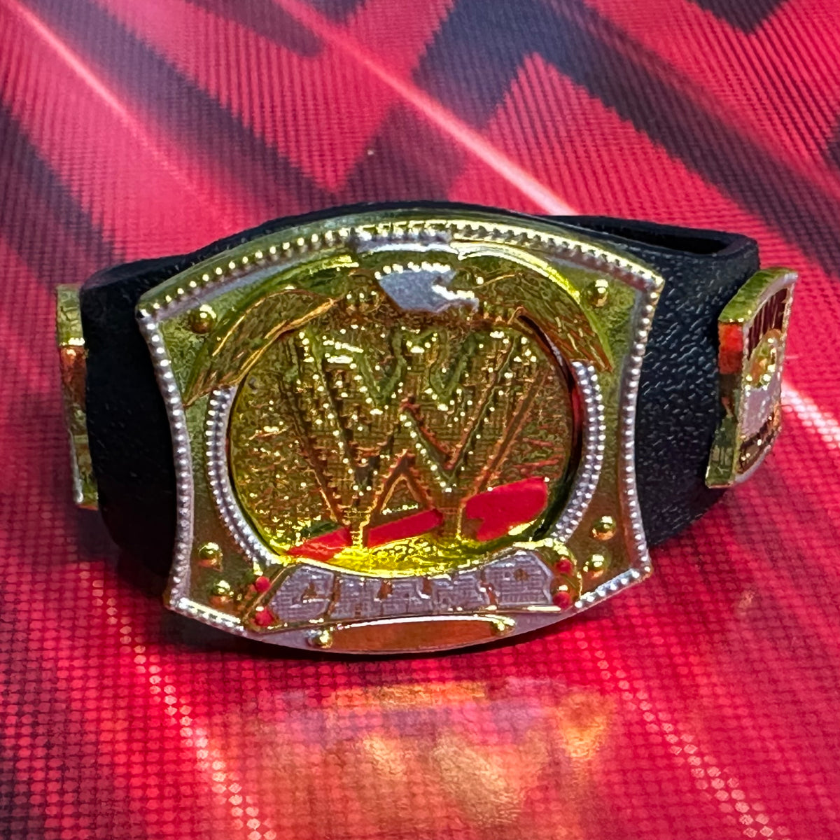 WWE Spinner Deluxe Championship Title (Length: 11cm) Mattel *Action Figure Belt*
