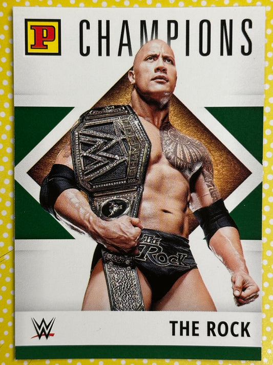 WWE Panini Trading Card - The Rock (Numero 155)