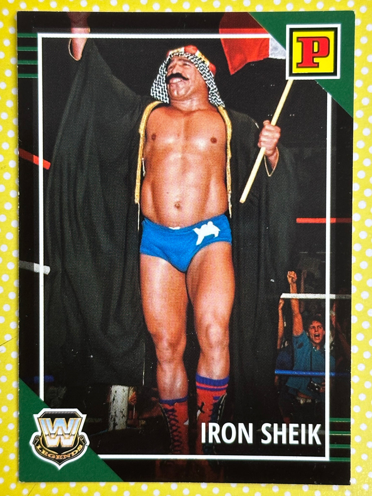 WWE Panini Trading Card - Iron Sheik (Numero 123)