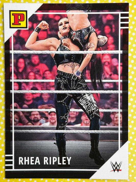WWE Panini Trading Card - Rhea Ripley (Numero 10)