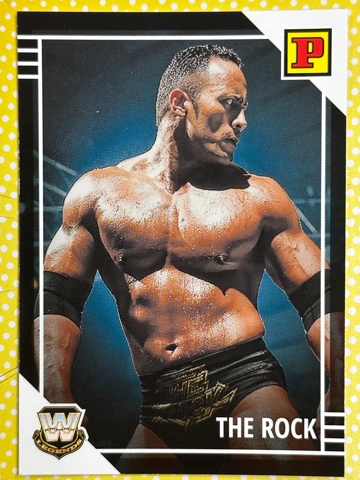 WWE Panini Trading Card - The Rock (Numero 118)