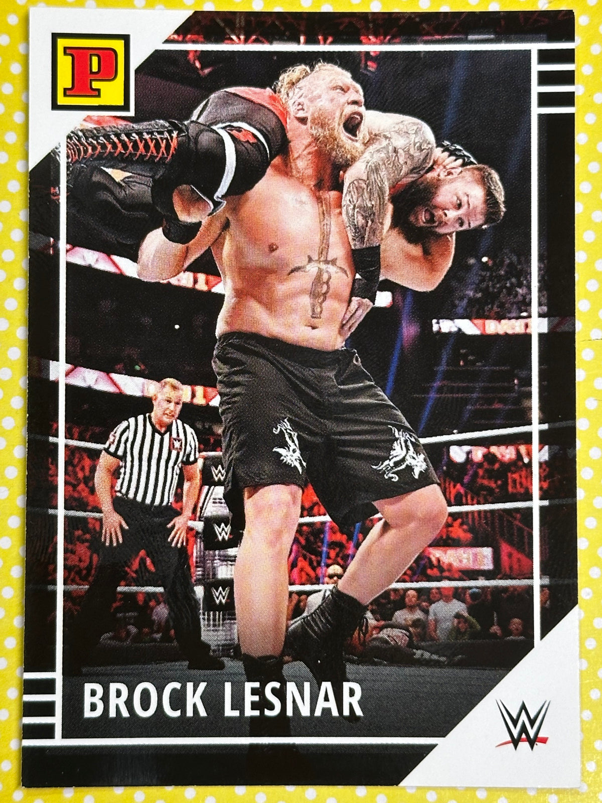 WWE Panini Trading Card - Brock Lesnar (Numero 40)