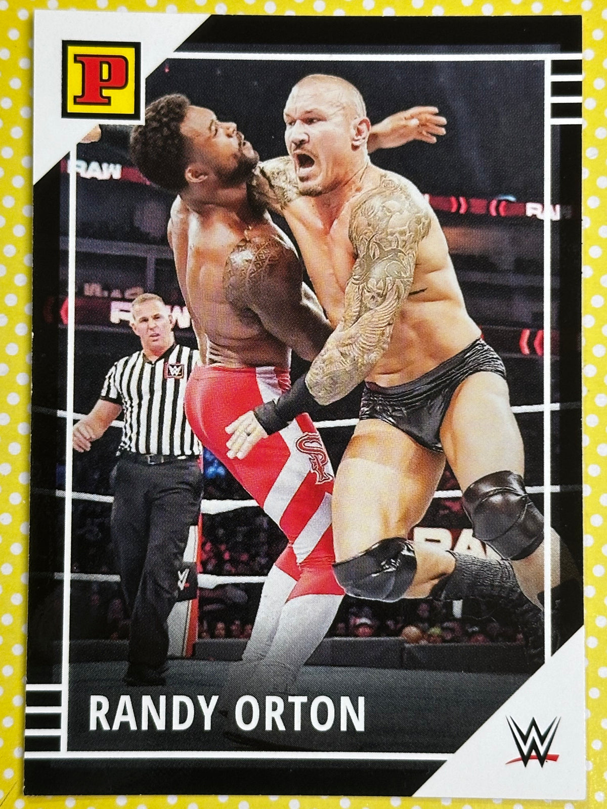 WWE Panini Trading Card - Randy Orton (Numero 16)
