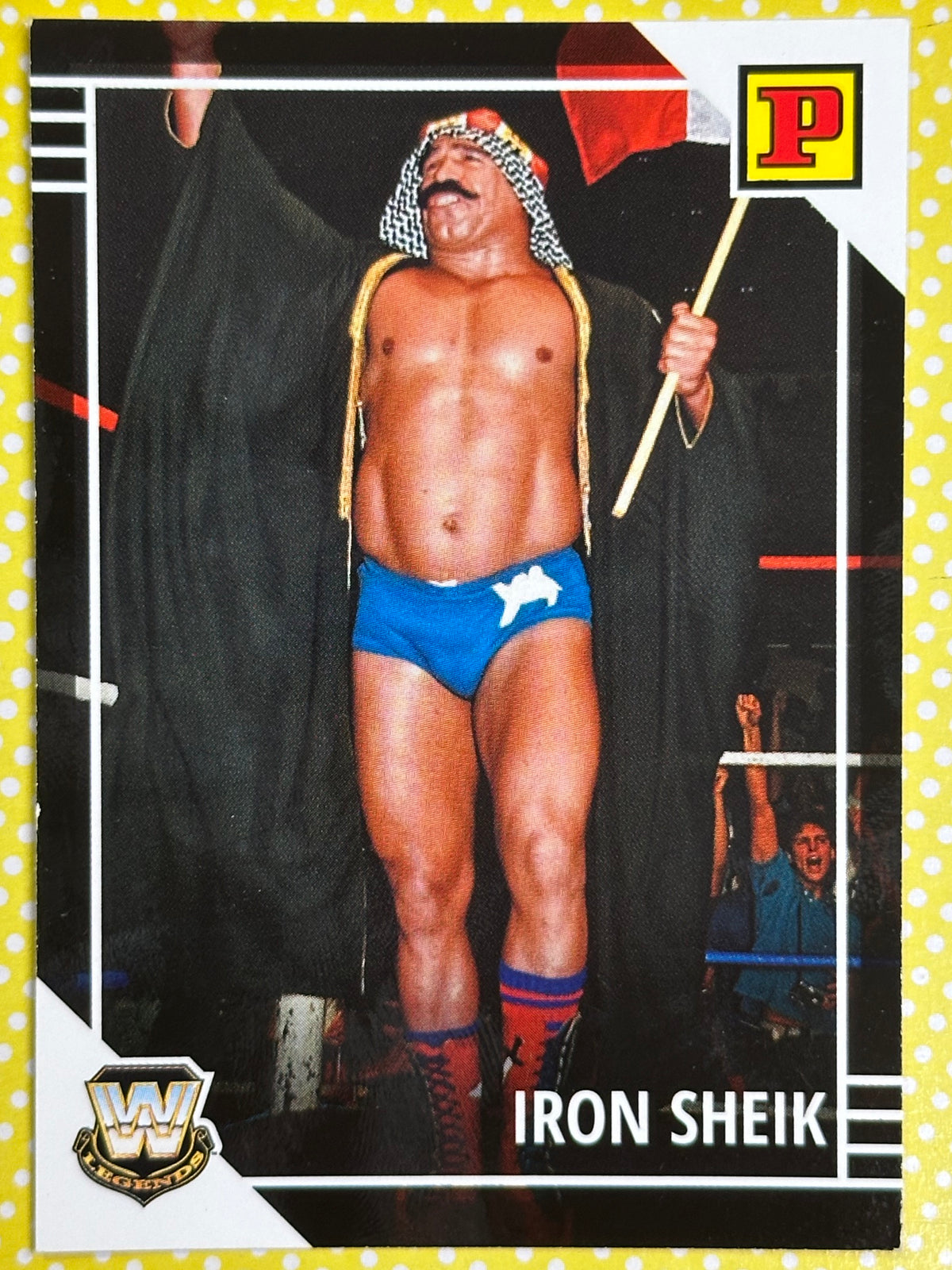 WWE Panini Trading Card - Iron Sheik (Numero 123)